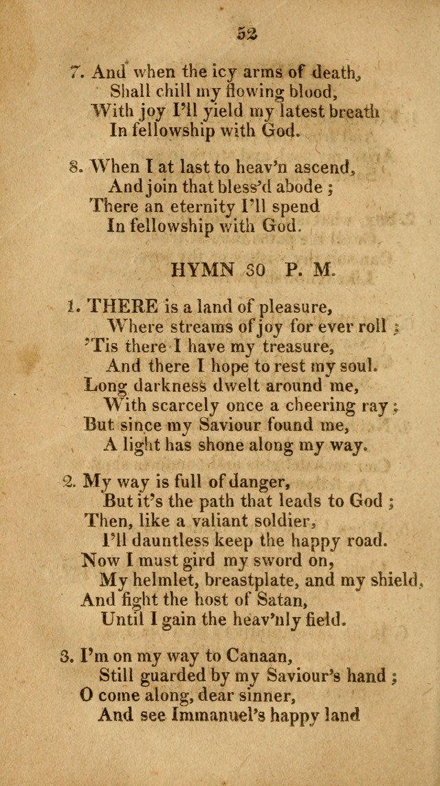 Social and Campmeeting Songs For the Pious (4th ed.) page 52