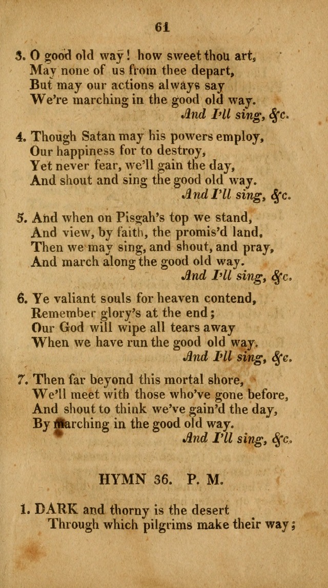 Social and Campmeeting Songs For the Pious (4th ed.) page 61
