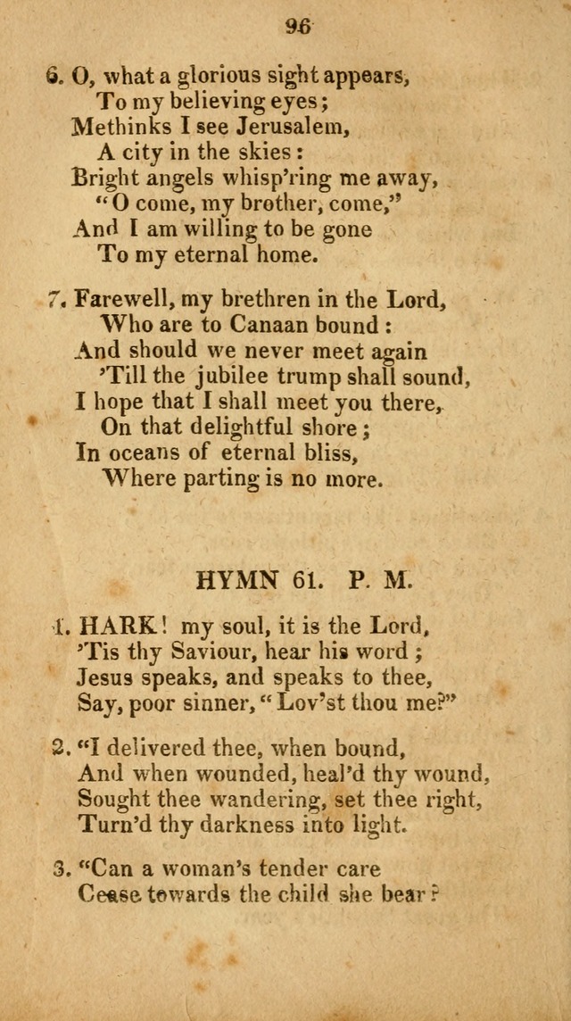 Social and Campmeeting Songs For the Pious (4th ed.) page 96