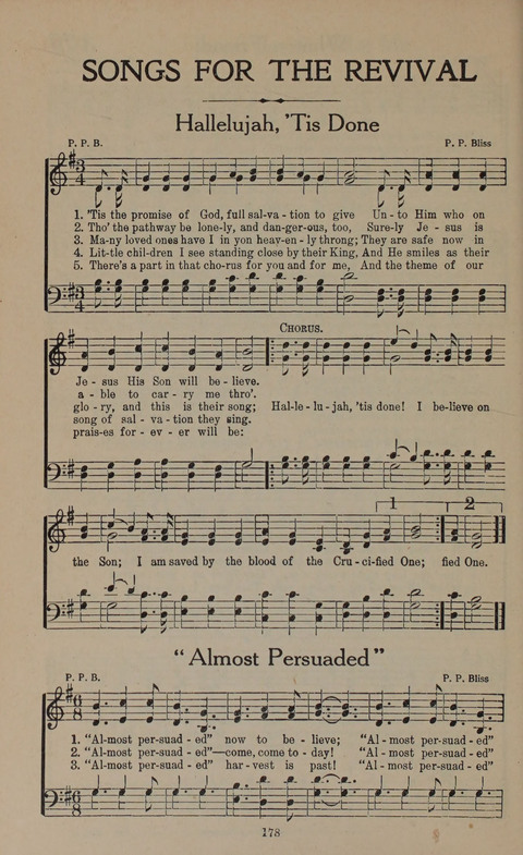 Songs of Conquest: for Use in Public Worship, Prayer Services, Camp Meetings, Evangelistic Campaigns, Young People