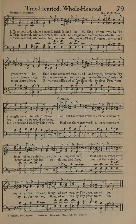 Songs of Conquest: for Use in Public Worship, Prayer Services, Camp Meetings, Evangelistic Campaigns, Young People