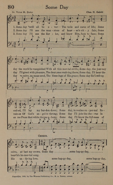 Songs of Conquest: for Use in Public Worship, Prayer Services, Camp Meetings, Evangelistic Campaigns, Young People