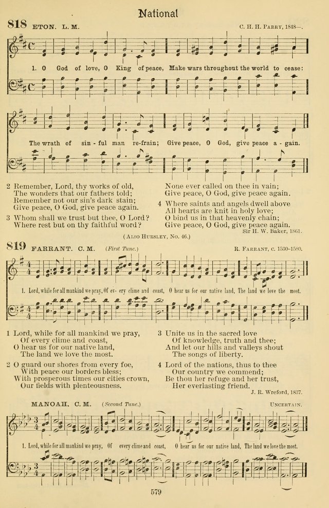 Sursum Corda: a book of praise page 596
