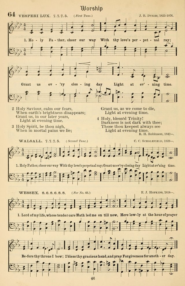 Sursum Corda: a book of praise page 61