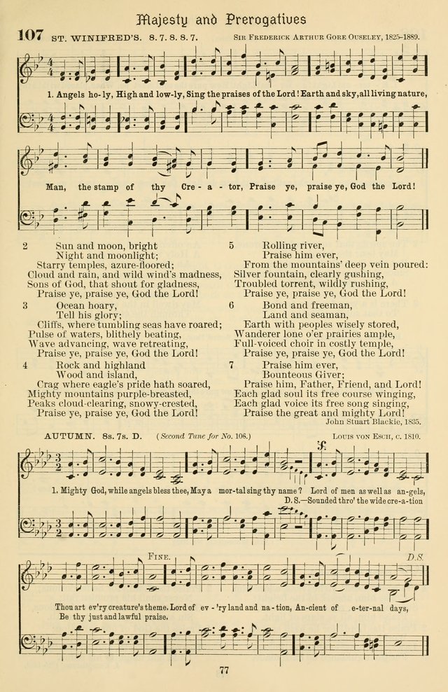 Sursum Corda: a book of praise page 92