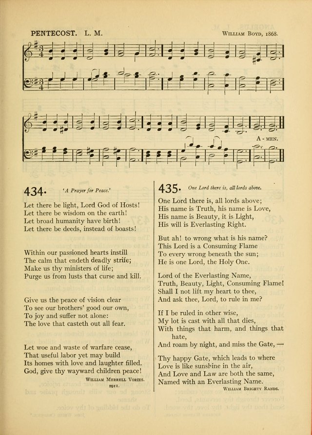 Services for Congregational Worship. The New Hymn and Tune Book page 397