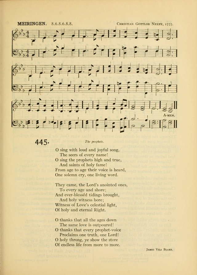 Services for Congregational Worship. The New Hymn and Tune Book page 405