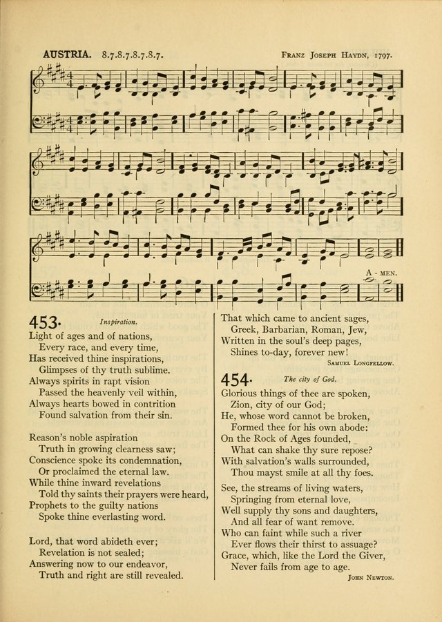 Services for Congregational Worship. The New Hymn and Tune Book page 411