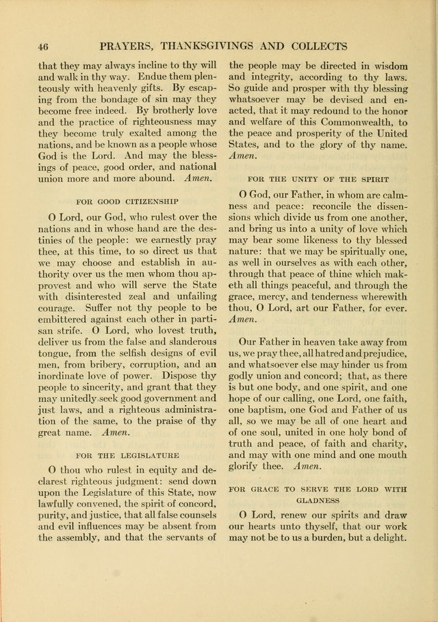 Services for Congregational Worship. The New Hymn and Tune Book page 46