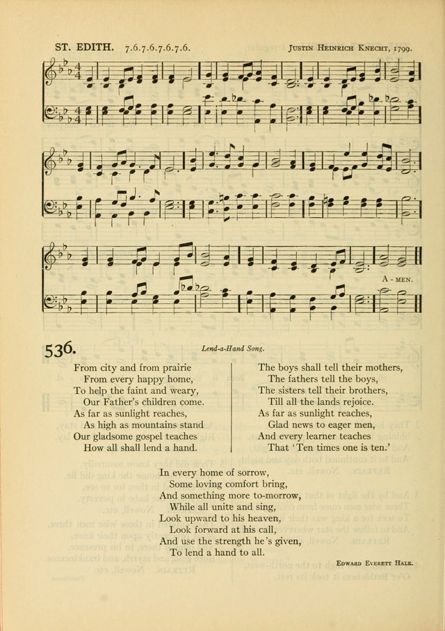 Services for Congregational Worship. The New Hymn and Tune Book page 472