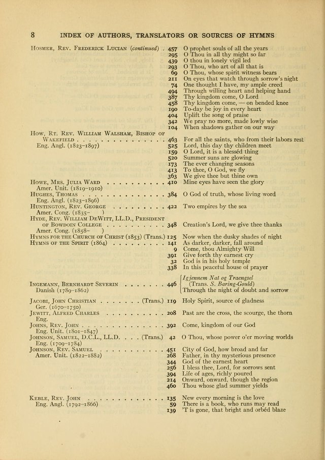 Services for Congregational Worship. The New Hymn and Tune Book page 516