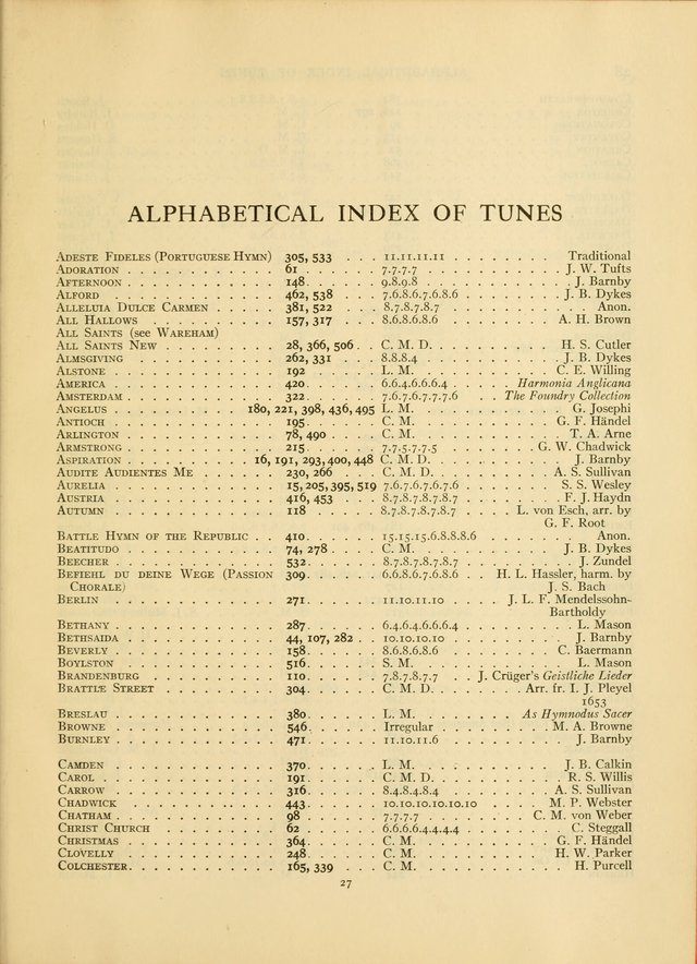 Services for Congregational Worship. The New Hymn and Tune Book page 535