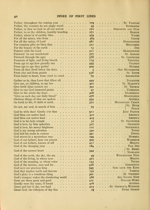 Services for Congregational Worship. The New Hymn and Tune Book page 548