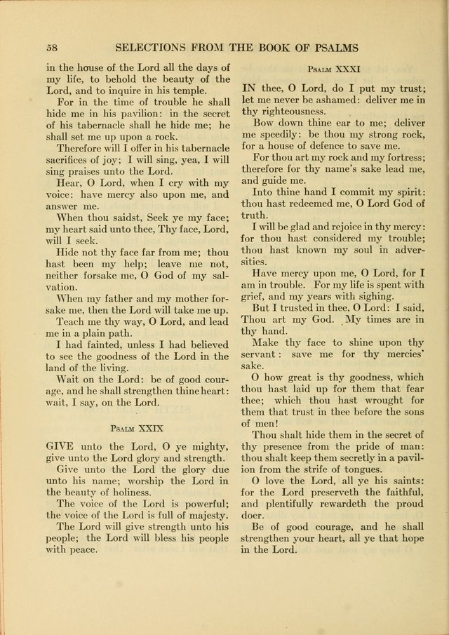 Services for Congregational Worship. The New Hymn and Tune Book page 58