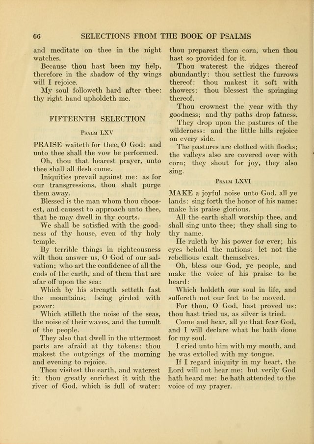 Services for Congregational Worship. The New Hymn and Tune Book page 66