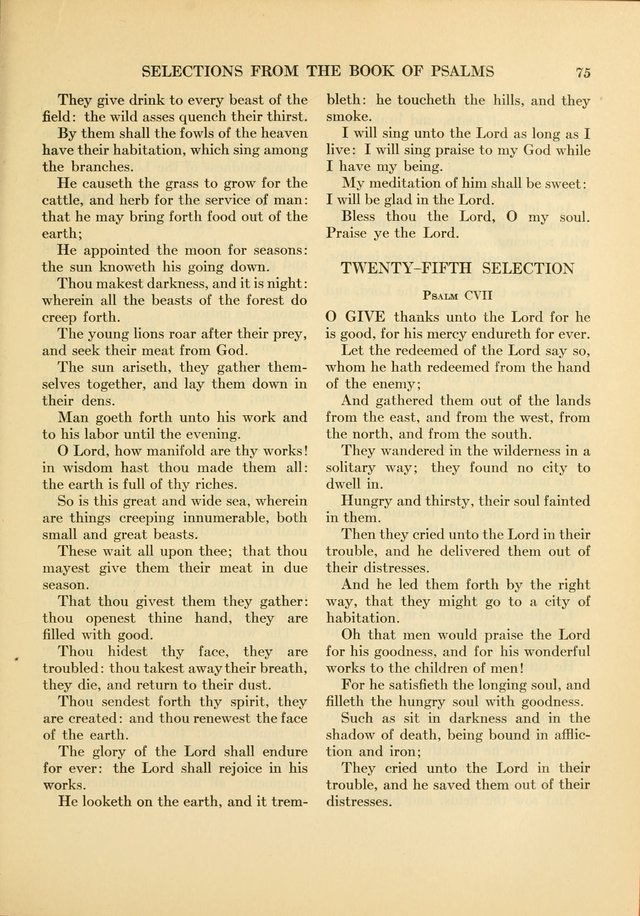 Services for Congregational Worship. The New Hymn and Tune Book page 75