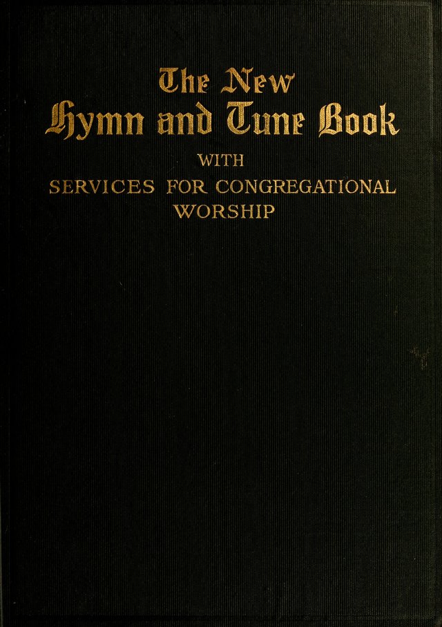 Services for Congregational Worship. The New Hymn and Tune Book page i