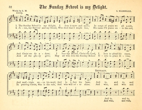 Sparkling Diamonds: a collection of new music for Sabbath School, gospel meetings, and the home circle page 32