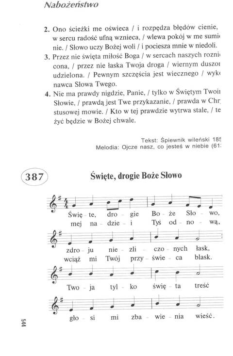 Śpiewnik Ewangelicki: Codzienna modlitwa, pieśń, medytacja, nabożeństwo page 537