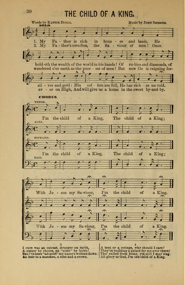 Salvation Echoes: for Sabbath School, Gospel, Prayer and Praise Meetings page 30