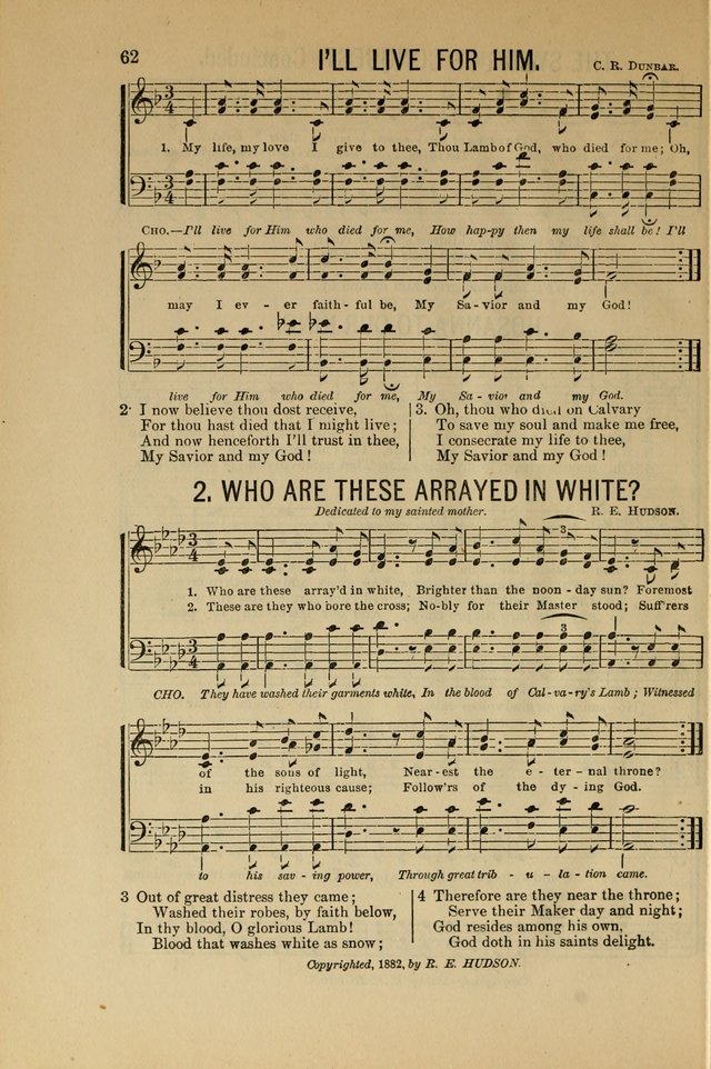Salvation Echoes: for Sabbath School, Gospel, Prayer and Praise Meetings page 62