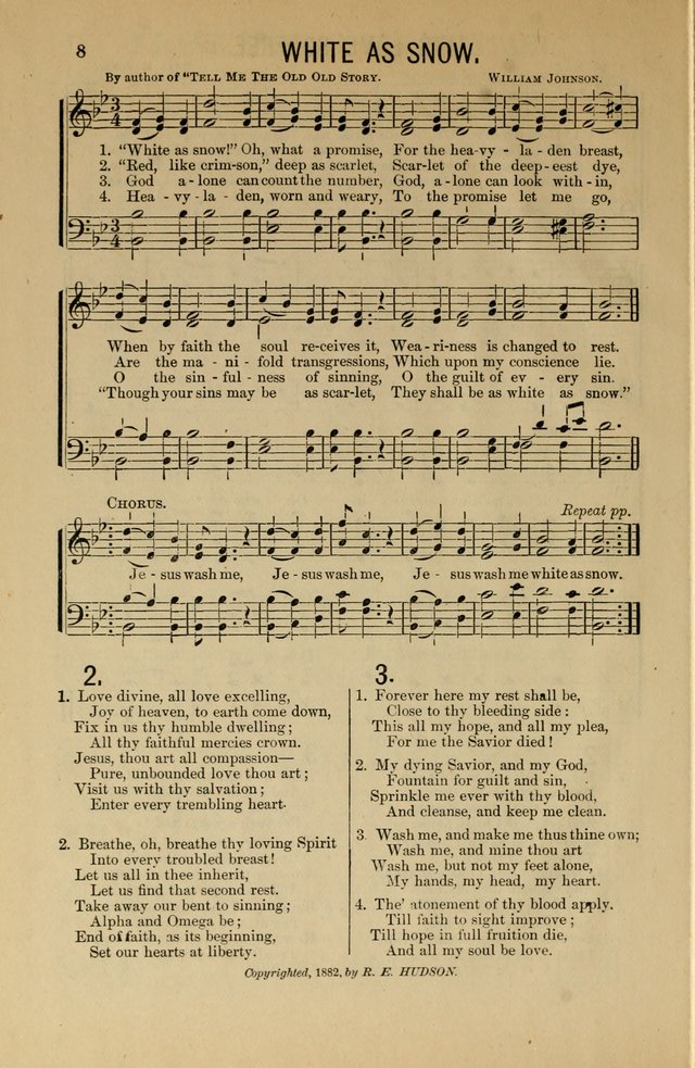 Salvation Echoes: for Sabbath School, Gospel, Prayer and Praise Meetings page 8