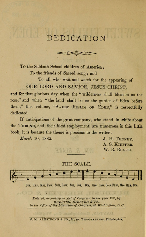 Sweet Fields of Eden: for the Sabbath School page 2