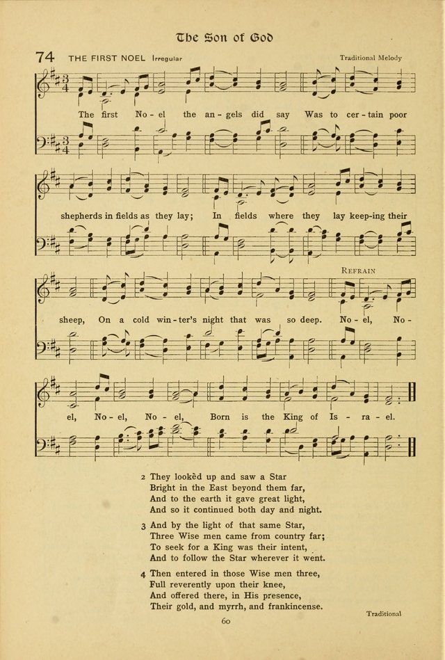 The School Hymnal: a book of worship for young people page 60