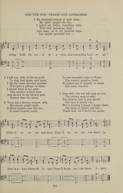 Service Hymnal: with responsive readings, appropriate for all Protestant religious activities page 109