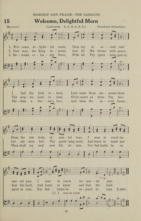 Service Hymnal: with responsive readings, appropriate for all Protestant religious activities page 11