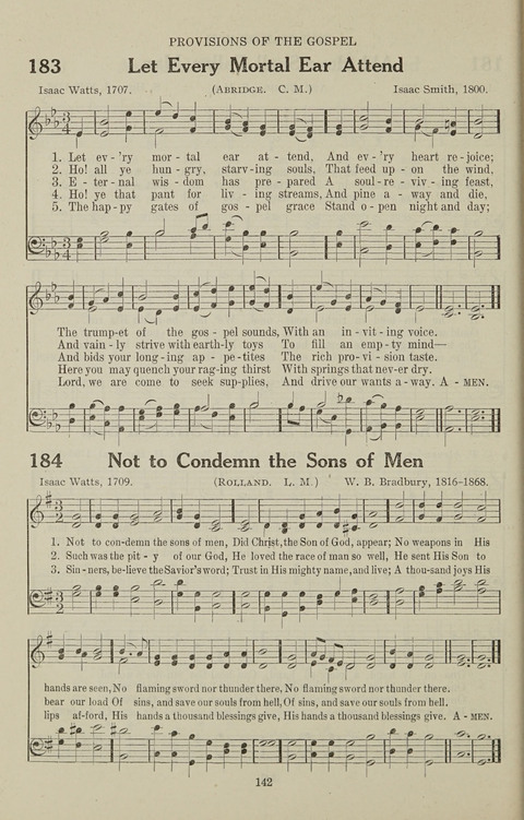 Service Hymnal: with responsive readings, appropriate for all Protestant religious activities page 134