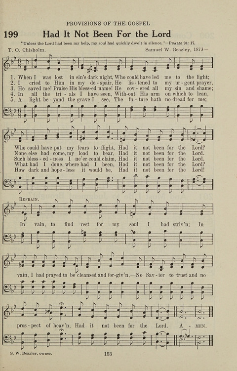 Service Hymnal: with responsive readings, appropriate for all Protestant religious activities page 145