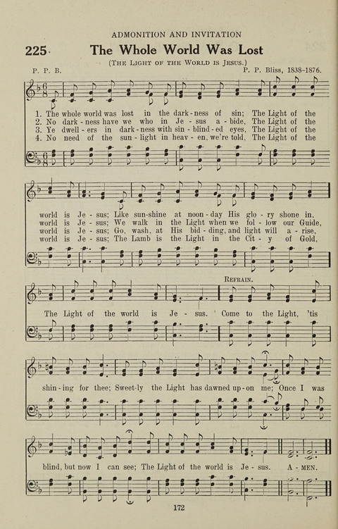 Service Hymnal: with responsive readings, appropriate for all Protestant religious activities page 164