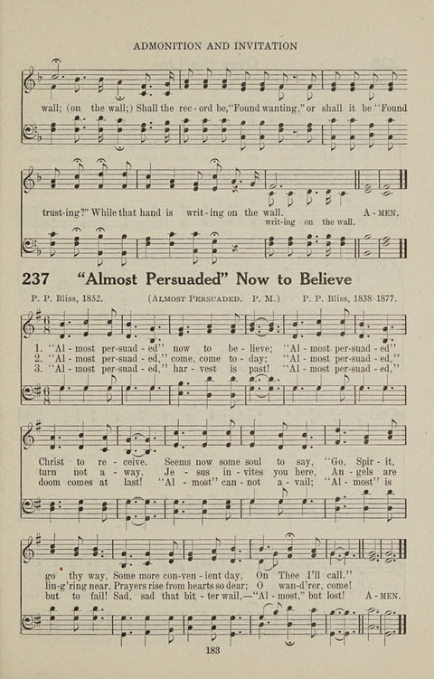 Service Hymnal: with responsive readings, appropriate for all Protestant religious activities page 175