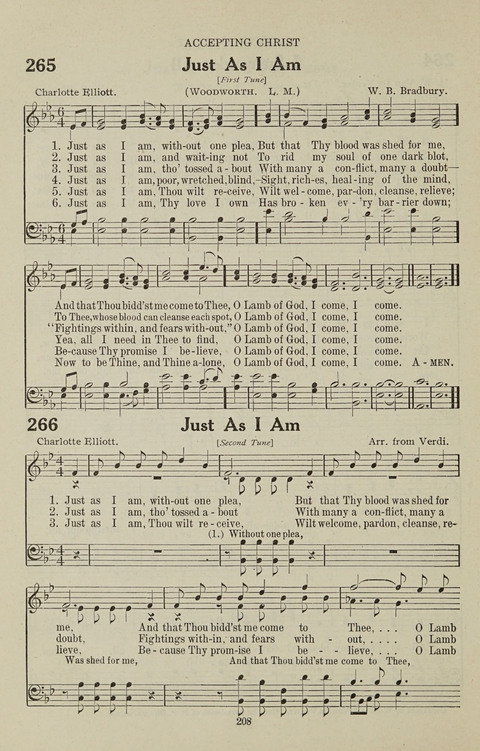 Service Hymnal: with responsive readings, appropriate for all Protestant religious activities page 200
