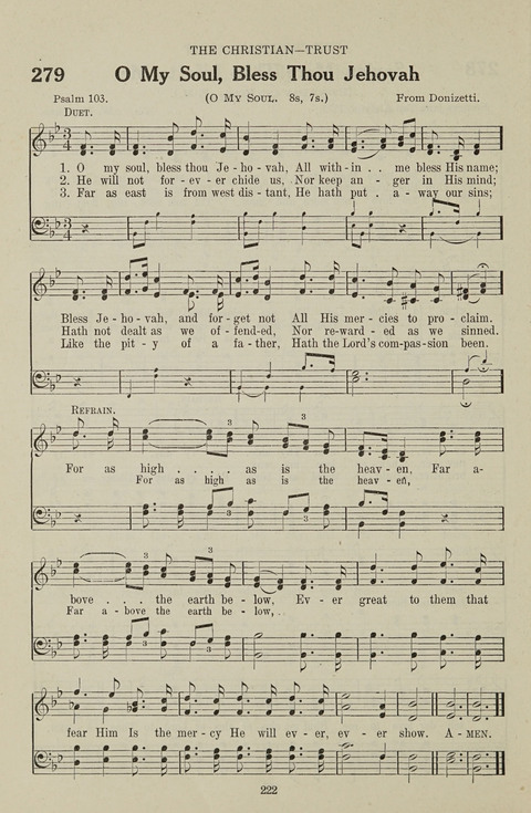 Service Hymnal: with responsive readings, appropriate for all Protestant religious activities page 214