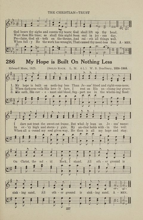 Service Hymnal: with responsive readings, appropriate for all Protestant religious activities page 219
