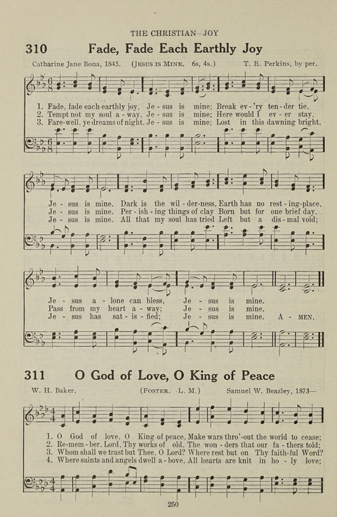 Service Hymnal: with responsive readings, appropriate for all Protestant religious activities page 242