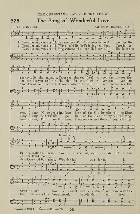 Service Hymnal: with responsive readings, appropriate for all Protestant religious activities page 254