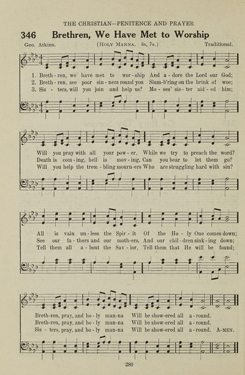 Service Hymnal: with responsive readings, appropriate for all Protestant religious activities page 272