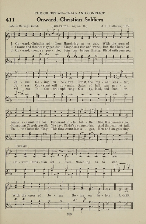 Service Hymnal: with responsive readings, appropriate for all Protestant religious activities page 331
