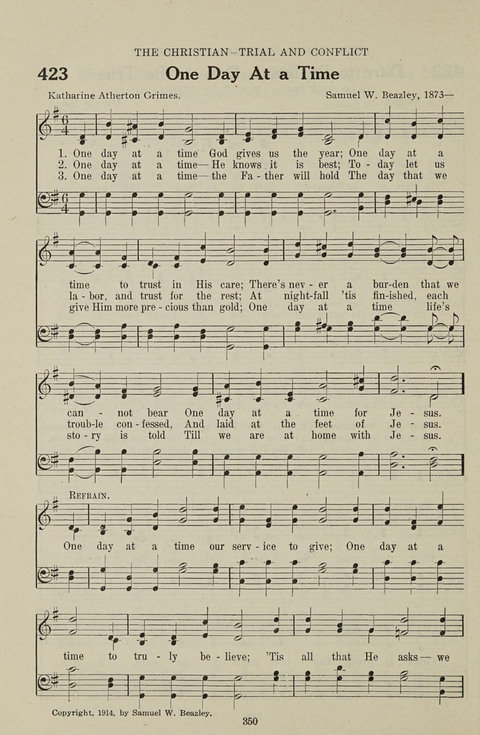 Service Hymnal: with responsive readings, appropriate for all Protestant religious activities page 342