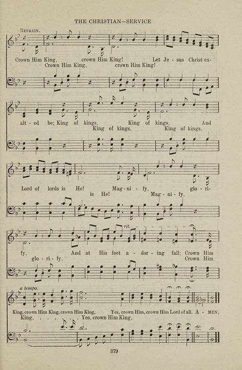 Service Hymnal: with responsive readings, appropriate for all Protestant religious activities page 371
