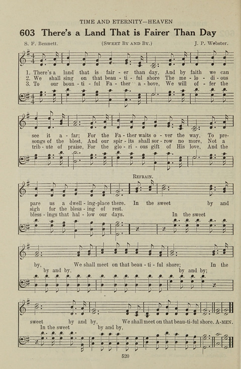 Service Hymnal: with responsive readings, appropriate for all Protestant religious activities page 512