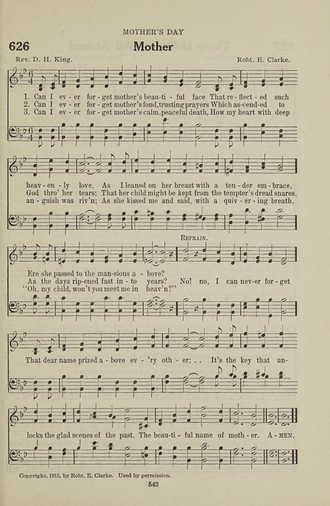 Service Hymnal: with responsive readings, appropriate for all Protestant religious activities page 535