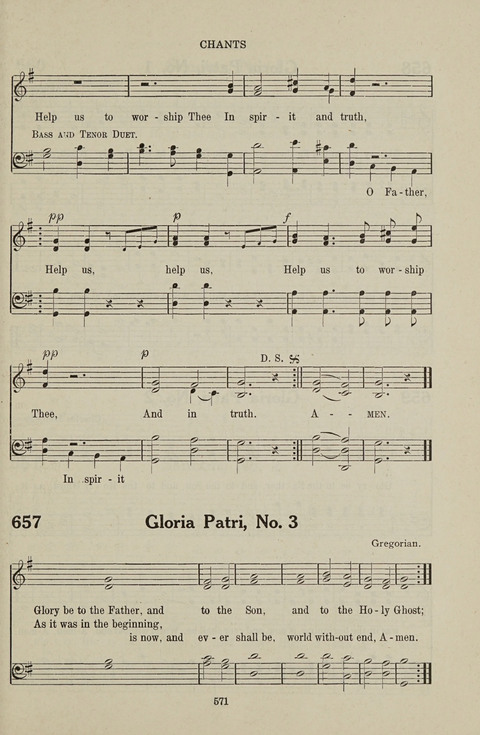 Service Hymnal: with responsive readings, appropriate for all Protestant religious activities page 563