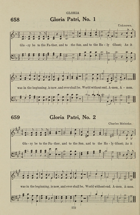 Service Hymnal: with responsive readings, appropriate for all Protestant religious activities page 564