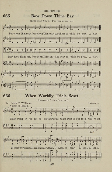 Service Hymnal: with responsive readings, appropriate for all Protestant religious activities page 567