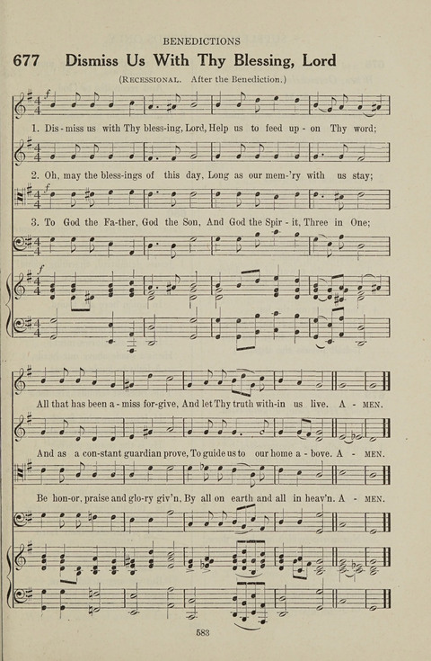 Service Hymnal: with responsive readings, appropriate for all Protestant religious activities page 575