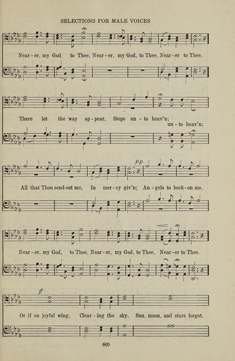 Service Hymnal: with responsive readings, appropriate for all Protestant religious activities page 601